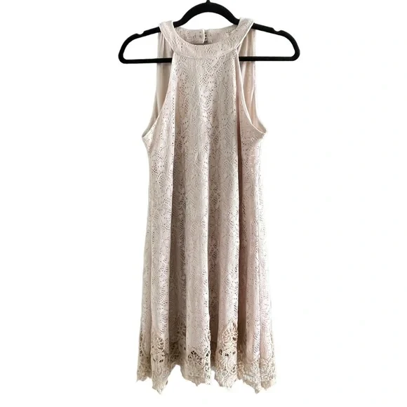 chinese dress ladies Beginning Boutique Women's All Mine Cream Lace Mini Dress main image 1